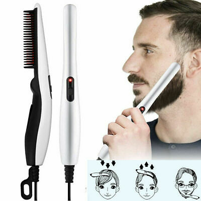 Beard Straightener Comb Quick Heated Brush Styler For Mens DOB STYLER